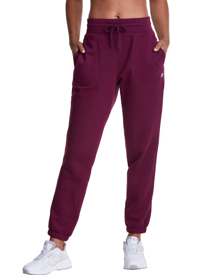 Champion Joggingbroek Dames - DonkerPaars - Lounge ( 458302-ZEB )